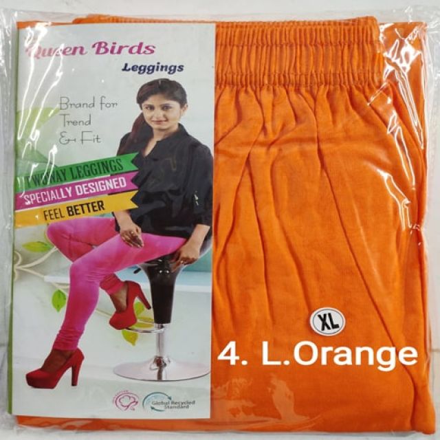 Queen Bird Legging For Women - Orange