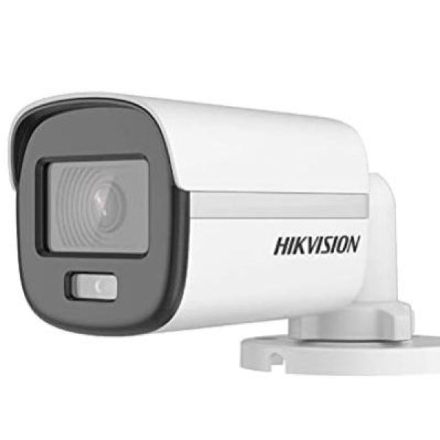 Hikvision 2MP DS-2CE70DE0T-PFS 1080p ColorVu - 20m Range White Light Bullet Camera