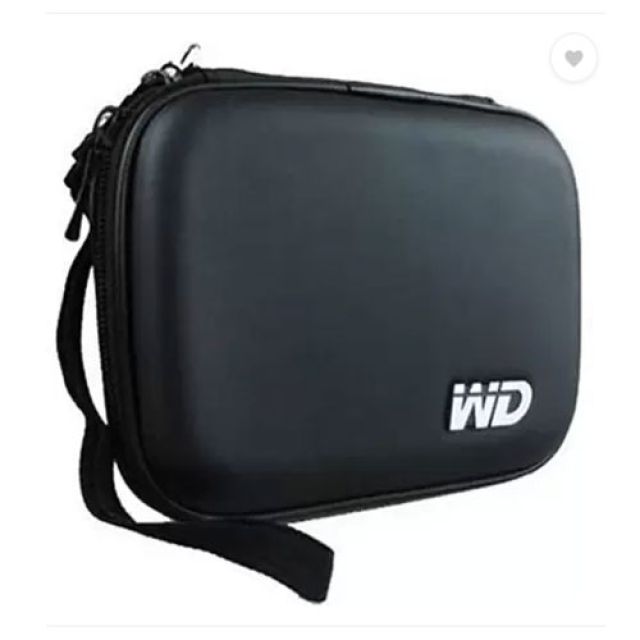 Pouch for External Hard Disk Drive Portable Carrying Case Cover, pendrives, persnol documents, power bank  (Black, Hard Case, Pack of: 1)