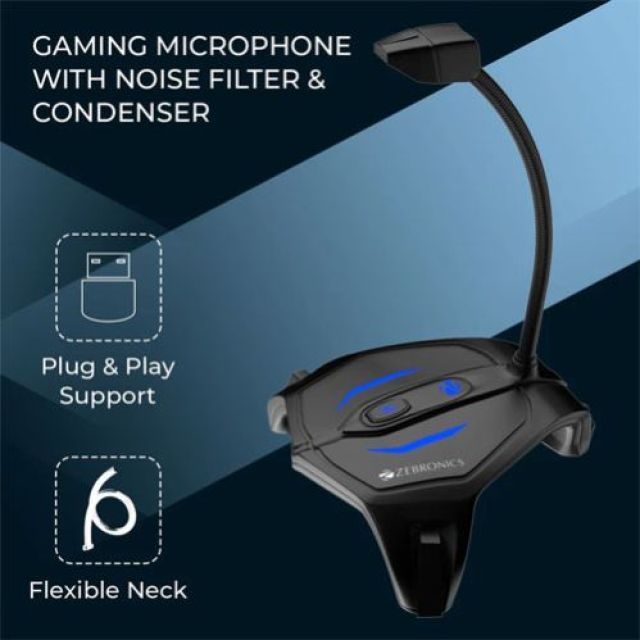 Zebronics Zeb Klarity Premium Gaming USB Mic