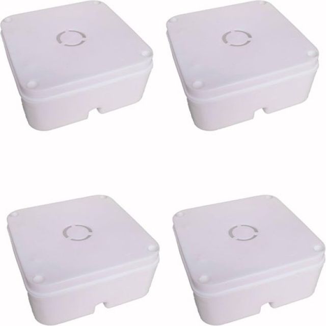PVC Junction Box for CCTV Camera Mounting 4X4 - Pack of 4