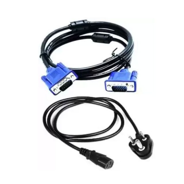VGA Cable and Power Cable Combo for Computer 1.5 M