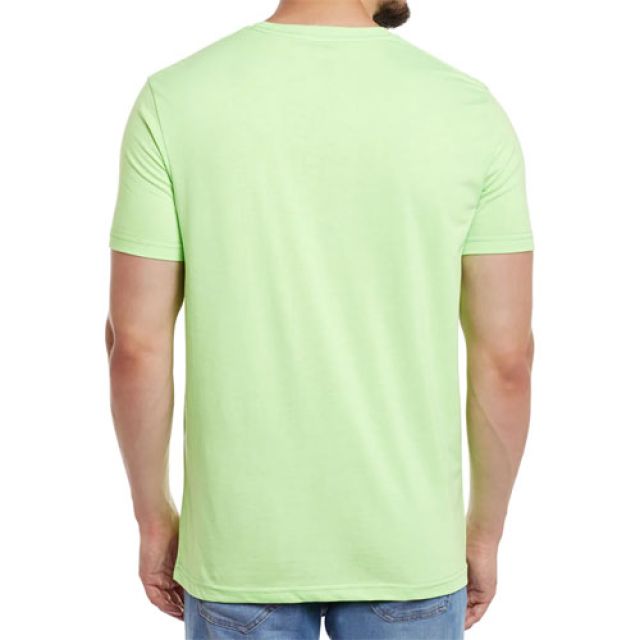 Vimal Jonney Cotton Rich V Neck T-shirts - Light Green Colour
