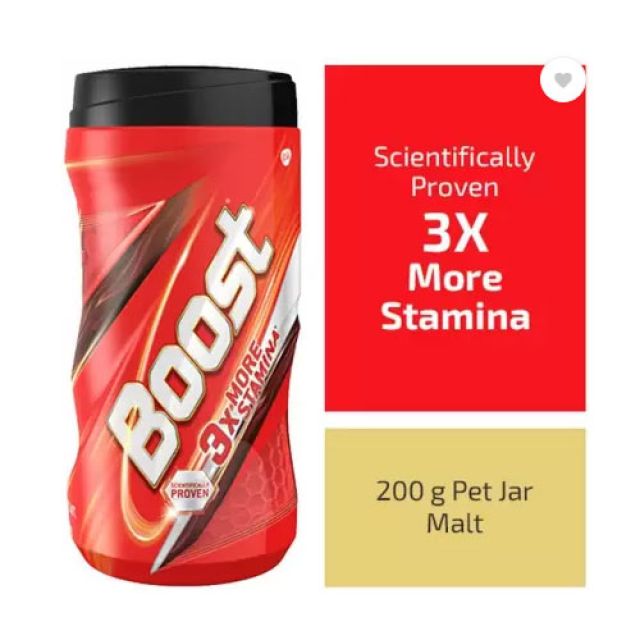Boost 3x more stamina 200 gm milk drink mix  (200 g)