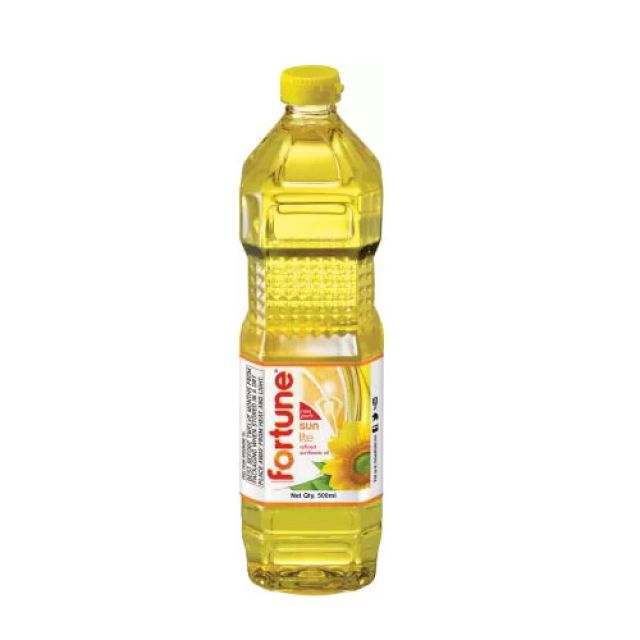 FORTUNE Sunlite Sunflower Oil PET Bottle 500ml