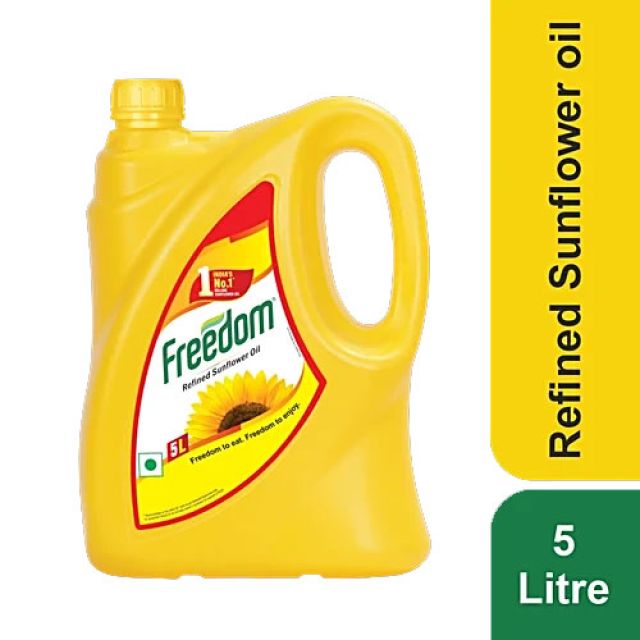 Freedom Refined Sunflower Oil, 5 L Can