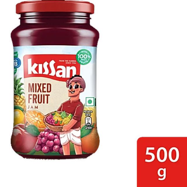 Kissan Mixed Fruit Jam, 500 g