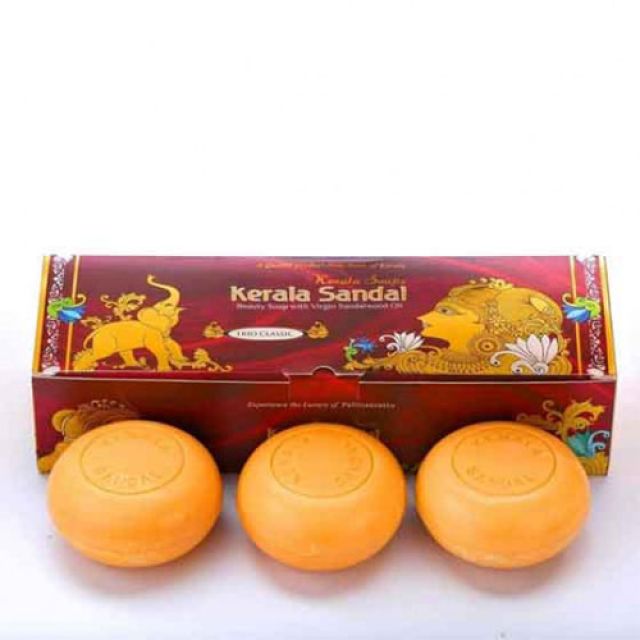 KERALA SANDAL SOAPS PACK OF 125G*3
