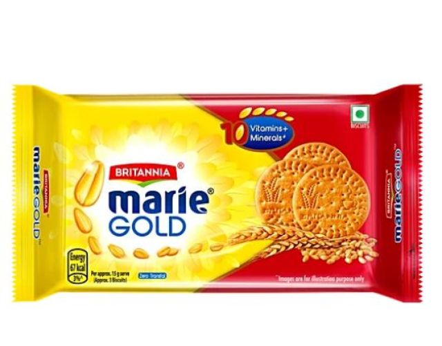 Britannia Marie Gold Biscuits, 250 g (pack of 2)