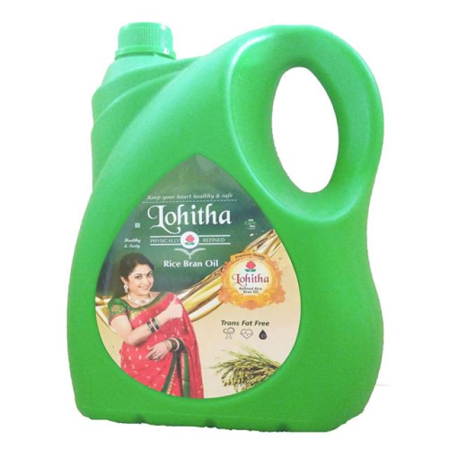 Lohitha Rice Bran Oil-5Lt