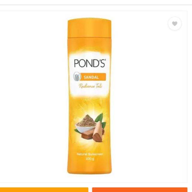 PONDs Sandal Radiance Talc Natural Sunscreen 100g