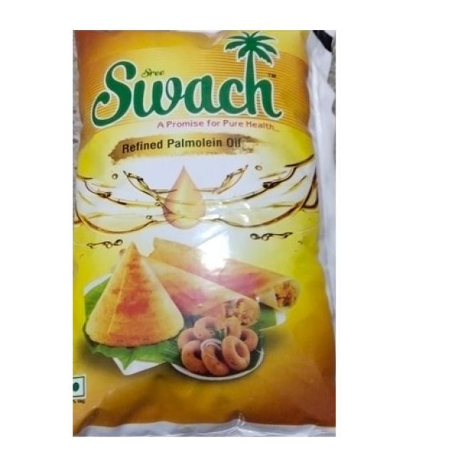 Swach Refined Palmolein Oil - 1L(718g) Pouch