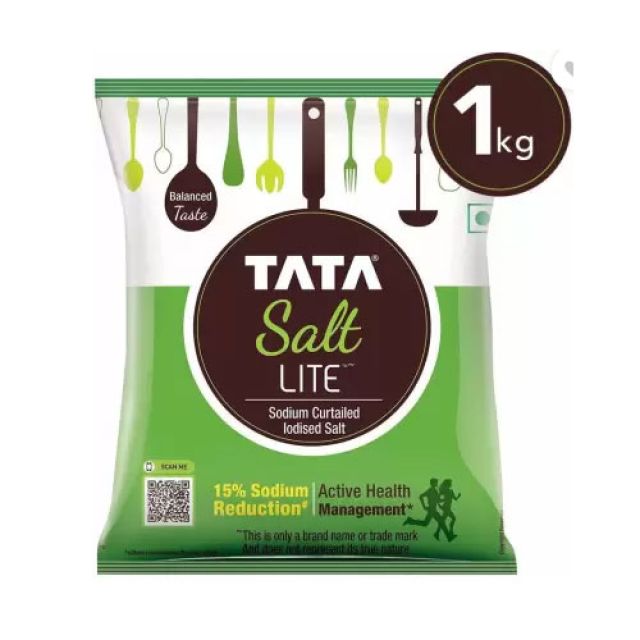 Tata lite sodium curtailed iodized salt 1 kg Iodized Salt  (1 kg)