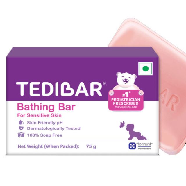 Tedibar Baby Bathing Bar for Sensitive Skin