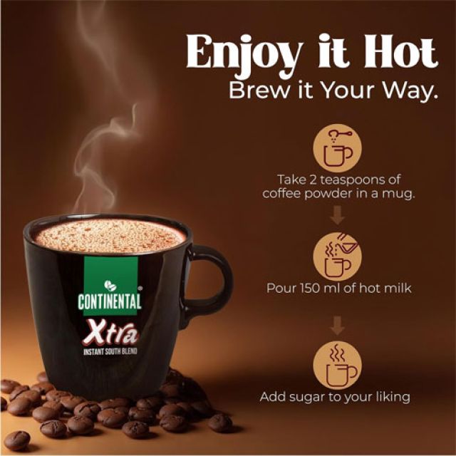CONTINENTAL XTRA Coffe | 100g Jar