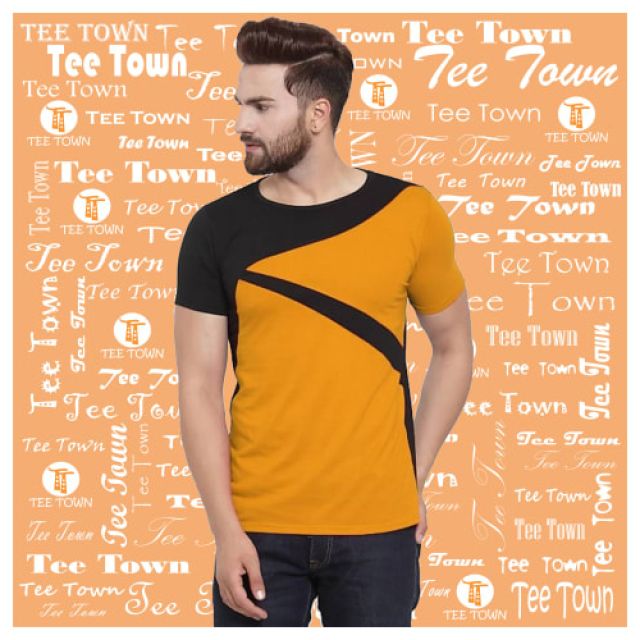 Tee Town Round Neck Cotton T Shirt