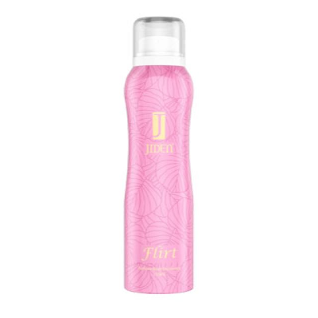 JIDEN Flirt Deodorant For Women 150ml with Asmine, Peony, Freesia & Citrus Scent | Aqua & Woody Long-Lasting Aroma Fragrance | Sweat & Odor Protection | Keeps You Confident & Comfortable All Day