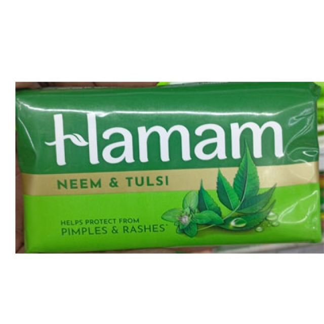 Pack of 2 Hamam Neem & Tulsi Bathing Soap for Body 2 x 150 g