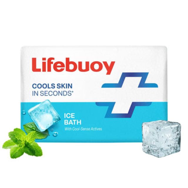 Pack of 5 LIFEBUOY Ice Bath Soap Combo 125g each