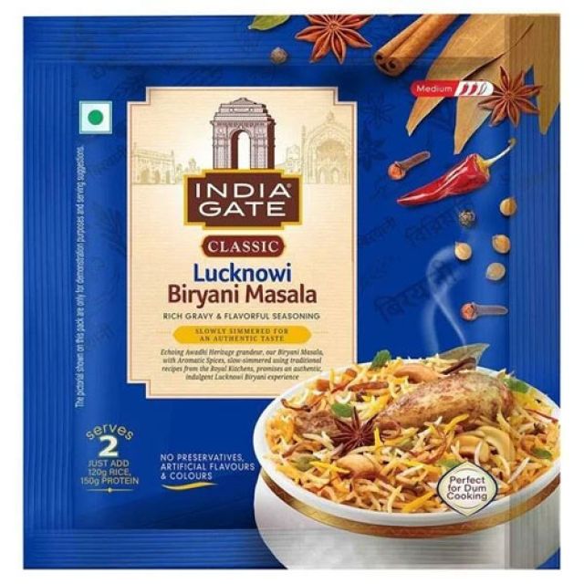 India Gate Classic Lucknowi Biryani Masala 70g