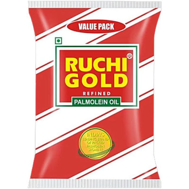 RUCHI Gold Refined Palmolein Oil, 750 g Pouch