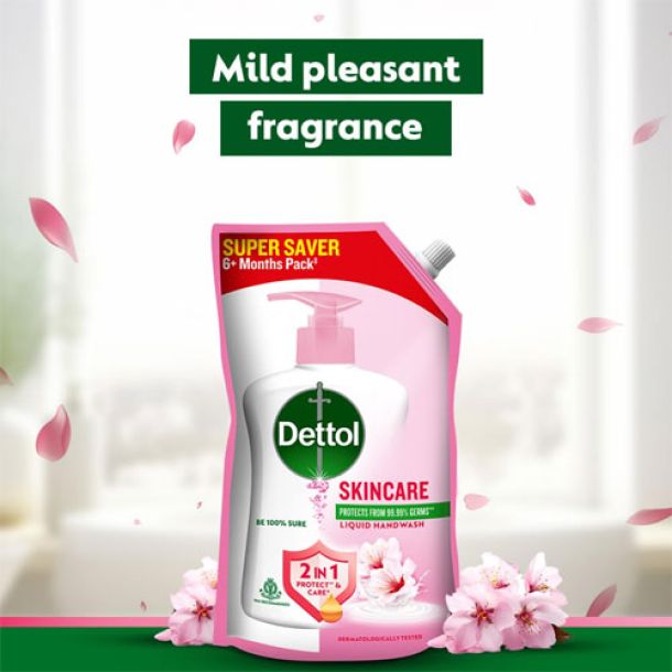 675ml Dettol Skincare Liquid Handwash Refill