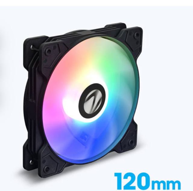 ZEBRONICS ZEB-PGF150 120mm Premium Chassis fan with 43.5CFM Airflow ...